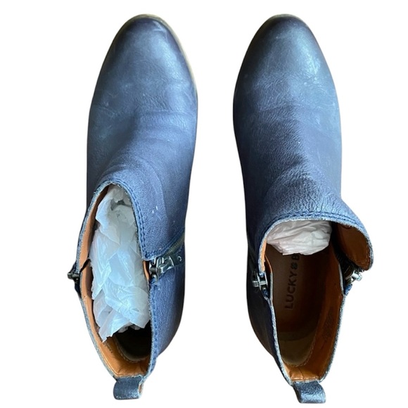 lucky brand basel bootie indigo leather - Picture 3 of 6